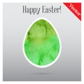 Easter eggs painted in watercolor vector