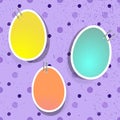 Easter eggs on pins