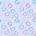 Easter retro eggs seamless spring pattern for kids clothes print and notebooks and wrapping paper and fabrics Royalty Free Stock Photo