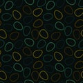 Easter retro eggs seamless spring pattern for kids clothes print and notebooks and wrapping paper and fabrics Royalty Free Stock Photo