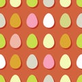 Easter eggs seamless background