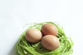3 Easter eggs Royalty Free Stock Photo