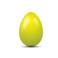 Easter Eggs vector yellow gold color Royalty Free Stock Photo