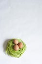3 Easter eggs vertical Royalty Free Stock Photo