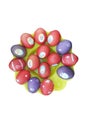 Easter eggs on a white background Royalty Free Stock Photo