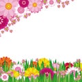 Easter Floral background