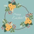 Easter floral card