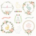 Easter Floral Wreath