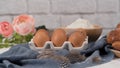 Easter folar and eggs Royalty Free Stock Photo
