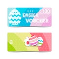 Easter gift voucher card