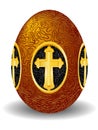 Easter gold egg