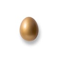 Easter Golden egg isolated