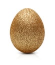 Easter golden egg isolated