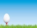 Easter golf Royalty Free Stock Photo