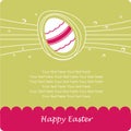 Easter greeting card