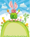 Easter greeting card series Royalty Free Stock Photo