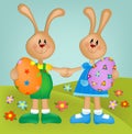 Easter greetings card Royalty Free Stock Photo