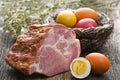 Easter ham Royalty Free Stock Photo