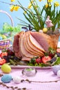 Easter ham Royalty Free Stock Photo