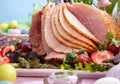 Easter ham Royalty Free Stock Photo