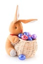 Easter hare with eggs