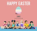 Easter Holiday Celebration Webpage Concept Royalty Free Stock Photo