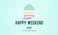 Easter Holiday Celebration Webpage Concept Royalty Free Stock Photo