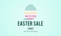 Easter Holiday Celebration Webpage Concept Royalty Free Stock Photo