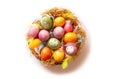 Easter holiday festive composition. Food decor