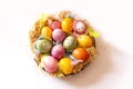 Easter holiday festive composition. Food decor