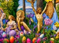 Easter Holiday Scene in Eugene,Oregon,United States.