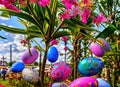 Easter Holiday Scene in Kissimmee,Florida,United States.