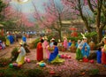 Easter Holiday Scene in Leizhou,Guangdong,China. Royalty Free Stock Photo