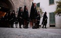 Easter holy week procession spanish typical attire