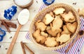 Easter home-made cookies Royalty Free Stock Photo