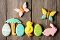 Easter homemade gingerbread cookie
