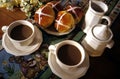 Easter and Hot Cross Buns Royalty Free Stock Photo