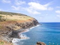 Easter Island Cliffs Royalty Free Stock Photo