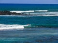 Easter Island coastline. Easter Island coast, rocks, ocean Royalty Free Stock Photo