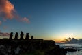 Easter Island, Moais Tahai Archaeological Complex, Rapa Nui National Park, Chile