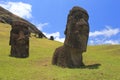 Easter Island Moais Royalty Free Stock Photo