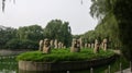 Easter island statues Royalty Free Stock Photo