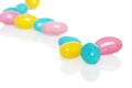 Easter Jelly Beans Focus On Blue One Very Shallow Royalty Free Stock Photo