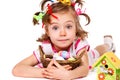 Easter kid Royalty Free Stock Photo