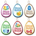 Easter label set Royalty Free Stock Photo