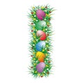 Easter letter I Royalty Free Stock Photo