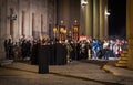 Easter Light procession at Bucharest Patriarchal Cathedral