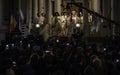 Easter Light procession at Bucharest Patriarchal Cathedral