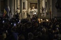 Easter Light procession at Bucharest Patriarchal Cathedral