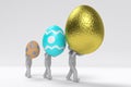 Easter march Royalty Free Stock Photo